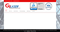 Desktop Screenshot of glaesergmbh.de